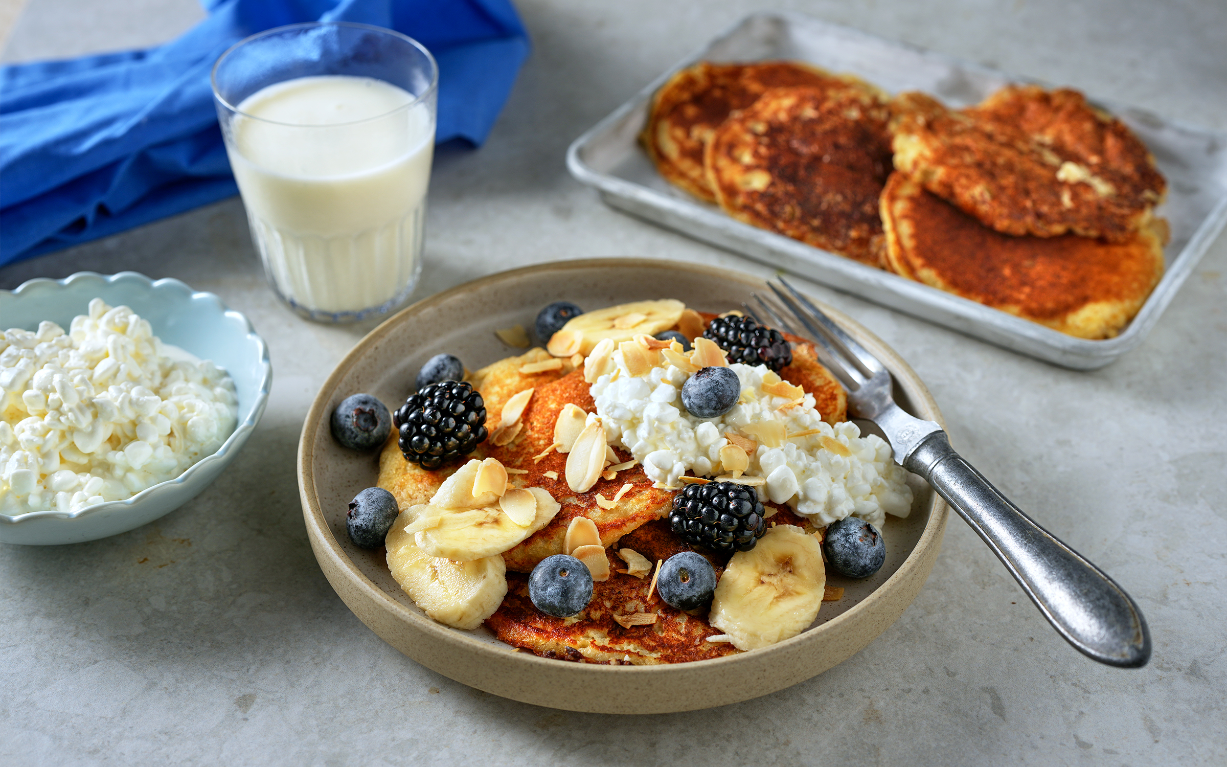 Glutenfria proteinpannkakor