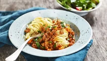 Spaghetti bolognese med quornfärs