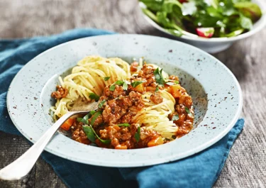 Spaghetti bolognese med quornfärs
