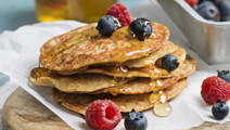 Lactosevrije  pannenkoeken met yoghurt