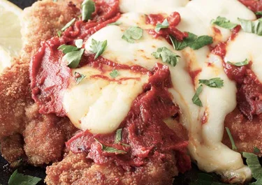 Milanesa napolitana de pollo