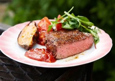 Entrecote med ancho-rub