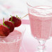Lactosevrije aardbeien smoothie