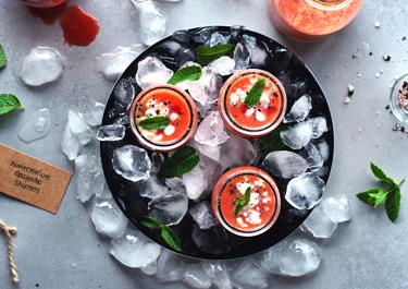Gazpacho with Yogurt