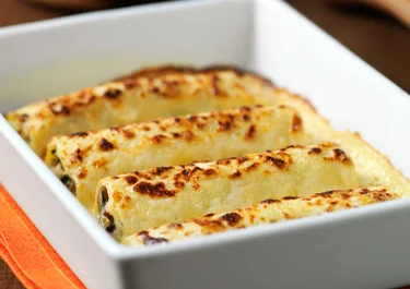 Cannelloni med kyckling och svamp