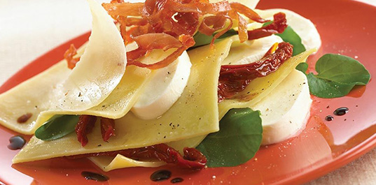 Lasagna Appetizer Salad with Tre Stelle® Bocconcini