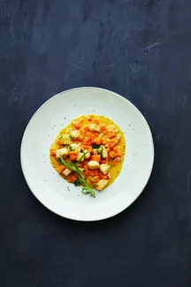 Gnocchi med butternut squash, ost og rosmarin