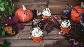 Halloween muffinssit