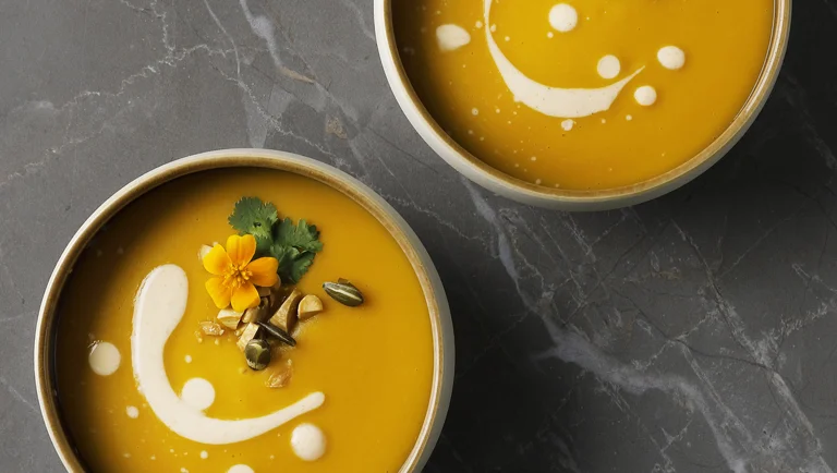 Bataattisosekeittoa ja Thai Chili Jogurttia