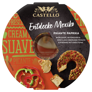 CASTELLO® PIKANTE PAPRIKA FRISCHKÄSERING