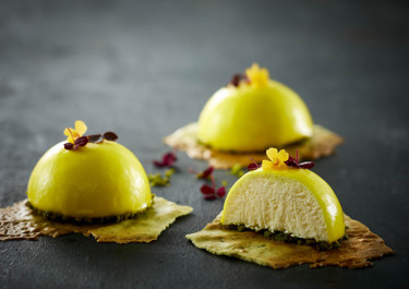 Citronmousse dessert
