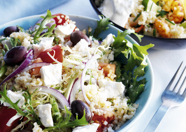 Ljummen bulgursallad