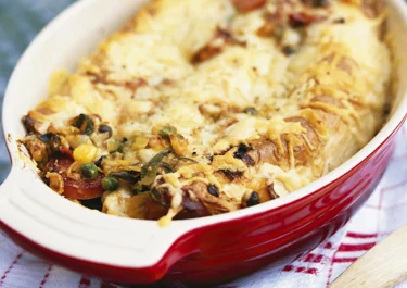 Enchiladas met bonen