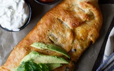 Southwest chicken stromboli