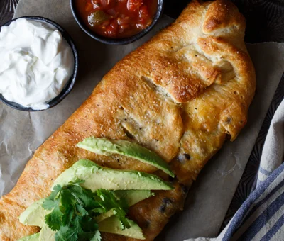 Southwest chicken stromboli