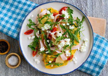 Ομελέτα μυρωδικών με cottage cheese