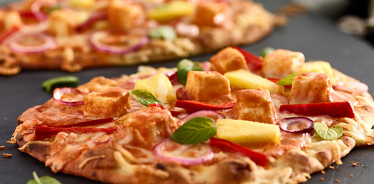 Pizza de Paneer au beurre