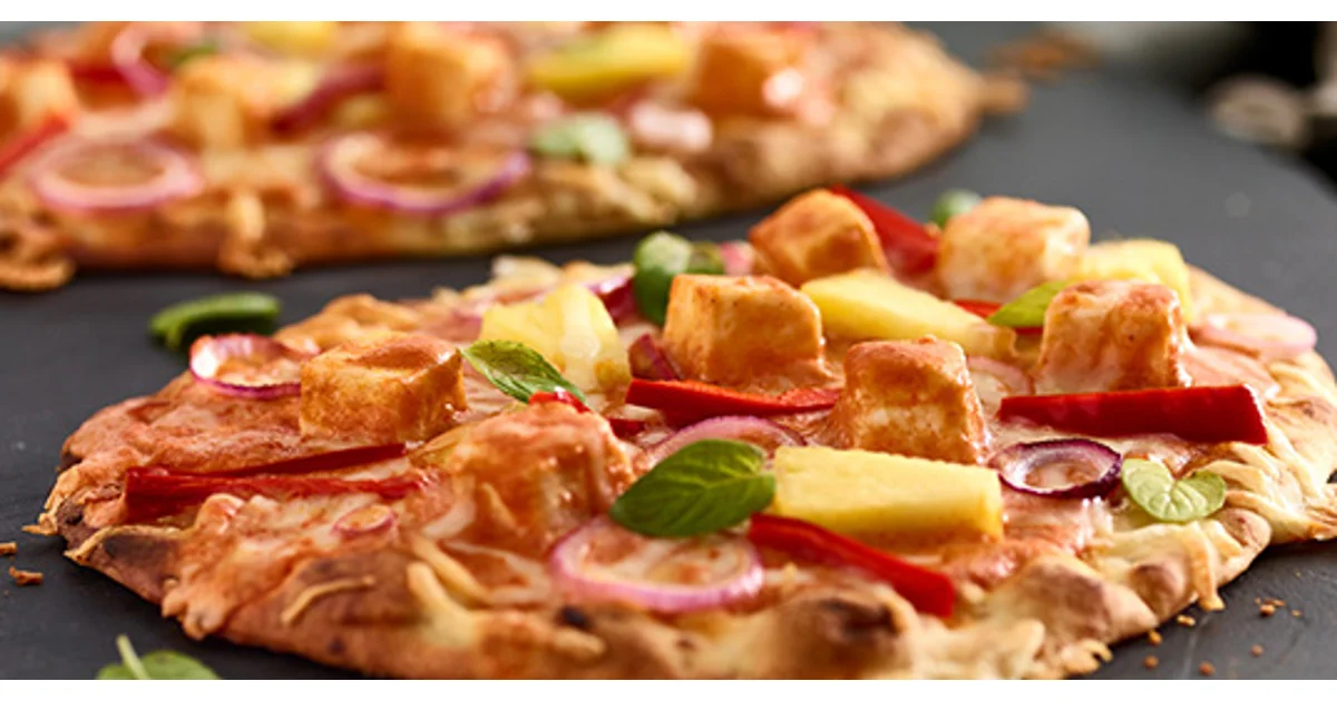 Pizza de Paneer au beurre