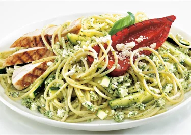 Pasta med vitostpesto