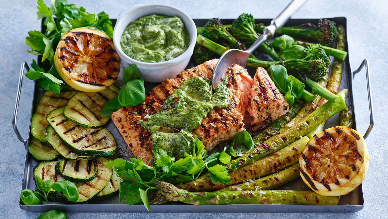 Gegrillter Lachs Mit Salsa Verde | Arla - Rezept