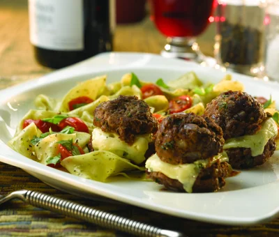 Meatballs with Blue Cheese Centres