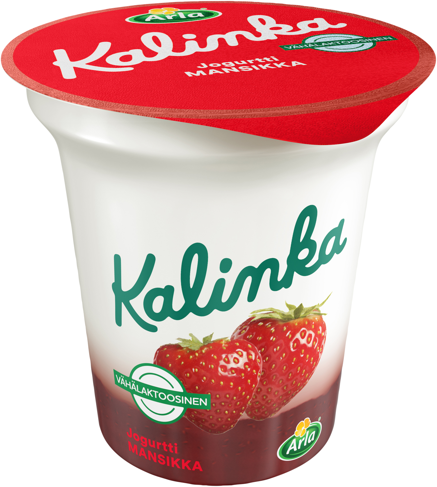 Arla Kalinka mansikkakerros-jogurtti 150g vähälaktoosinen