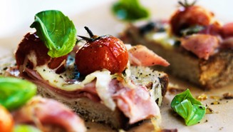 Bruschetta με ντομάτα