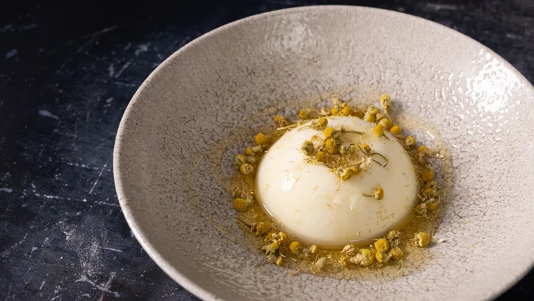 Chamomile & Honey Panna Cotta