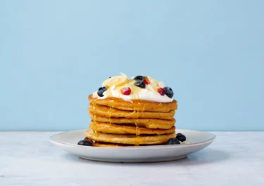 Lactose-free banana pancakes