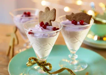 Lingonmousse med glögg