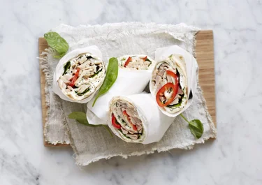 Kycklingwrap med spenat