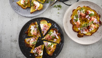 Stenbiderrogn på kartoffelsnack