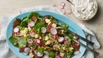 Krispig italiensk sallad
