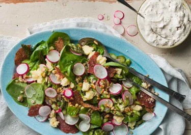 Krispig italiensk sallad