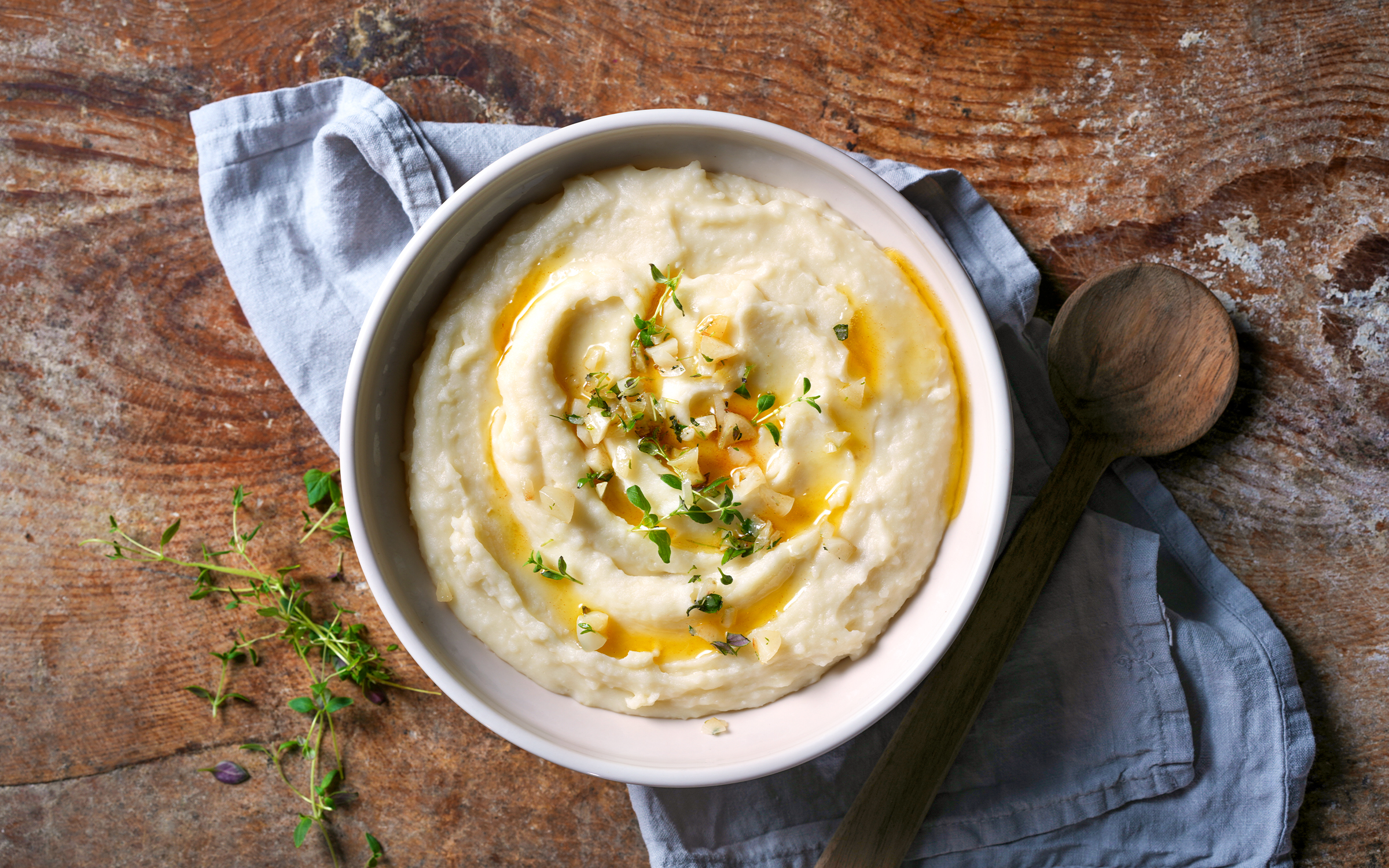 Potatismos med parmesan