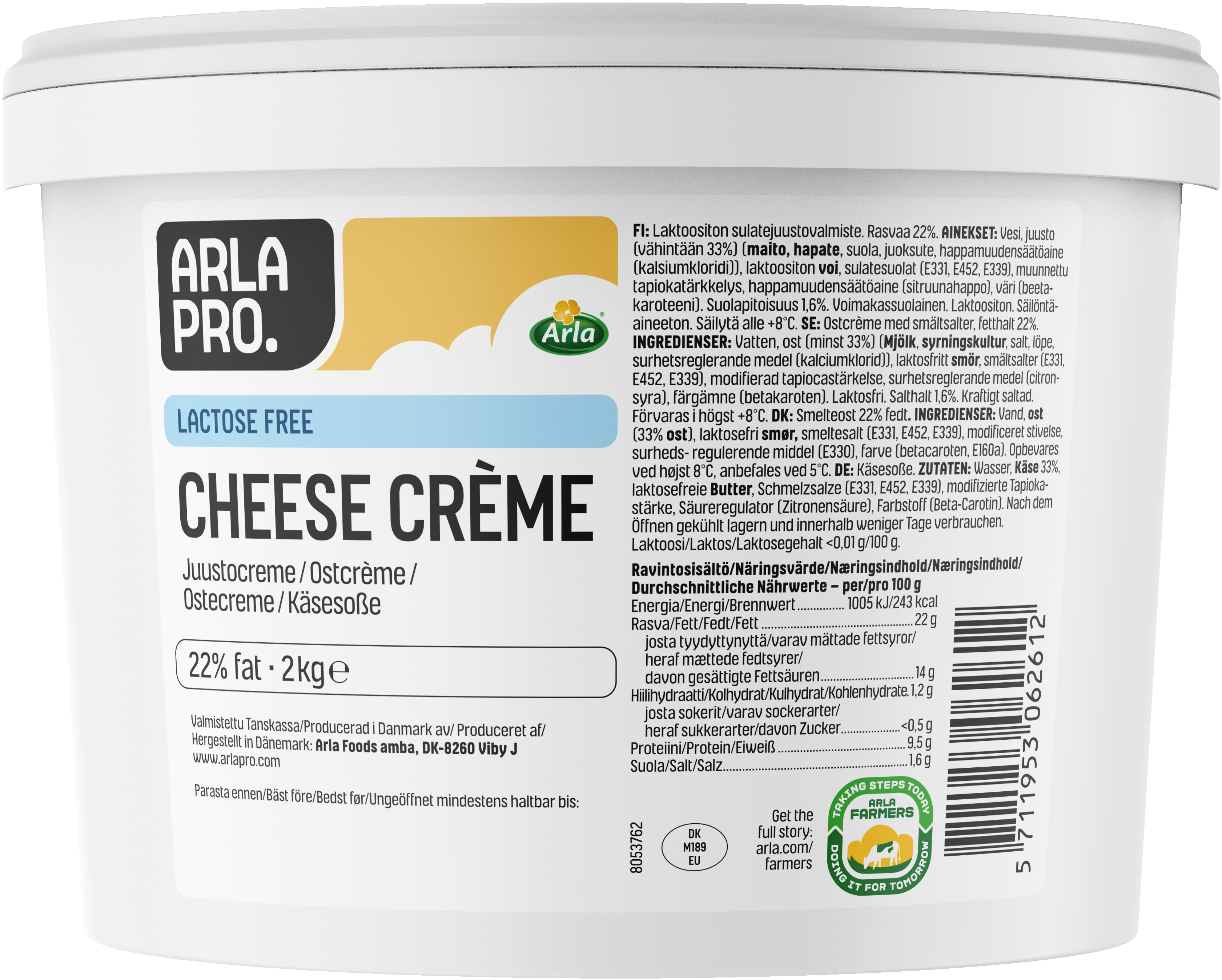 Arla® Pro Käsesoße mild, 2 kg