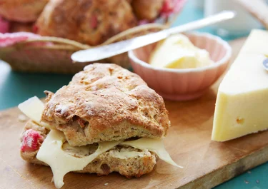 Frallor med rabarber