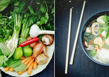Prawn pho