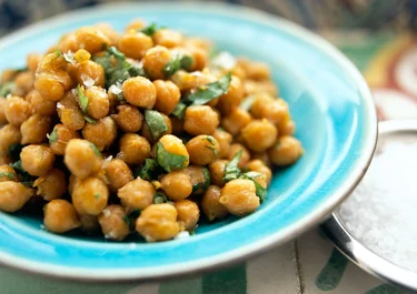 Varma kikärter med spiskummin