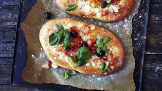 Valkoinen pizza