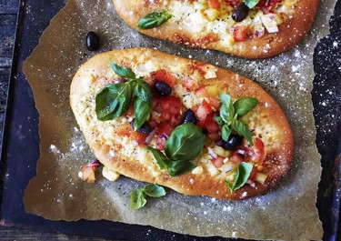 Valkoinen pizza