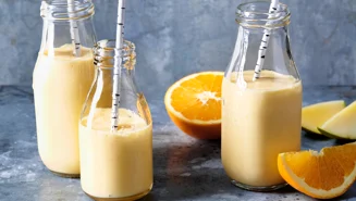 Mangomjölk med apelsin