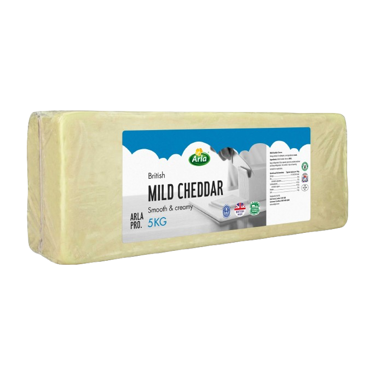 Arla Pro British Mild Cheddar Cheese 5kg