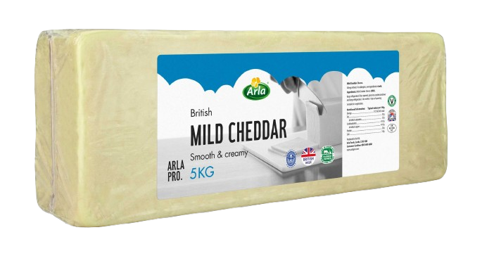 Arla Pro British Mild Cheddar Cheese 5kg
