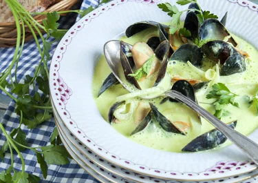 Muschelsuppe