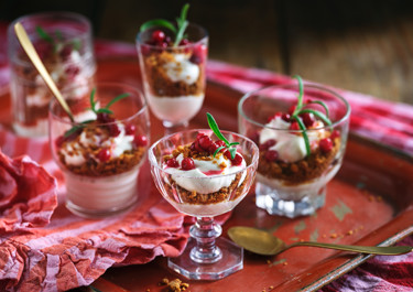 Julcheesecake i glas