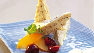 Kokosparfait med mynta