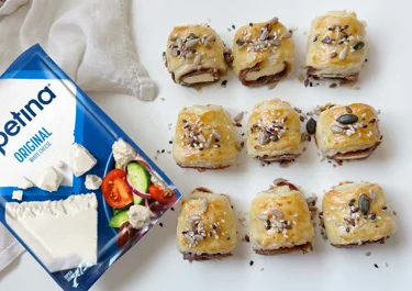 Rolls de anchoas y miel con Arla Apetina
