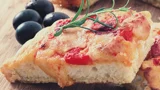 Tomato and Black Olive Mozzarella Focaccia