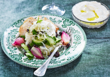 Fennel cucumber salad